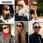 Mosanana Retro Cat Eye Sunglasses for Women