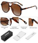 Trendy Retro Oversized Aviator Sunglasses - 3 Pack