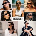 Mosanana Retro Cat Eye Sunglasses for Women