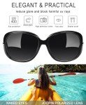 Trendy Polarized Rectangle Sunglasses for Women