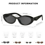 Mosanana Retro Cat Eye Sunglasses for Women
