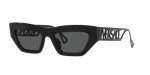 Versace Women's Black Sunglasses with Dark Grey Lenses