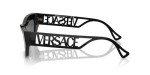 Versace Women's Black Sunglasses with Dark Grey Lenses