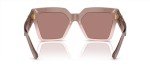 Versace Women's Brown Transparent Frame Sunglasses