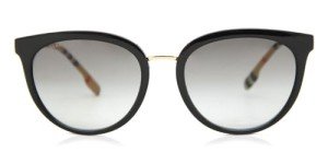 Burberry Black Designer Sunglasses - One Size
