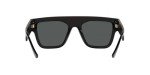 Versace Black Frame Sunglasses with Dark Grey Lenses