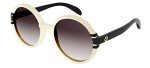 Gucci GG1067S Women’s White and Black Sunglasses