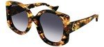 Gucci Women's Oversized Round Sunglasses in Havana