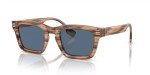 Burberry BE4403 Brown/Dark Blue Rectangular Sunglasses