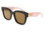 Gucci Women's Oversized Square Sunglasses - Black-Pink-Brown