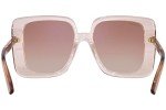 Gucci Mirrored Oversized Square Women's Sunglasses 55mm