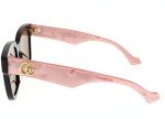 Gucci Women's Oversized Square Sunglasses - Black-Pink-Brown