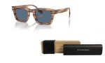 Burberry BE4403 Brown/Dark Blue Rectangular Sunglasses