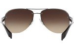 Prada Linea Rossa Men's Gunmetal/Brown Gradient Sunglasses