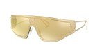 Versace Gold Frame Sunglasses with Brown Lenses
