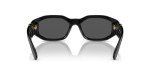 Versace Black Frame Sunglasses with Dark Grey Lenses