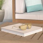 Versace Gold Frame Sunglasses with Brown Lenses