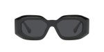 Versace Men’s Black Frame Sunglasses with Grey Lenses