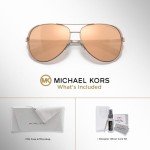 Michael Kors Chelsea Aviator Sunglasses with iWear Kit