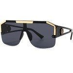AIEYEZO Oversized Square Shield Sunglasses for All
