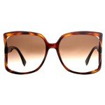 Fendi FF0053 Women's Dark Havana Sunglasses