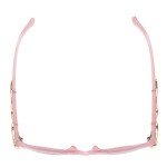Betsey Johnson Milky Pink Cateye Sunglasses with Snakes