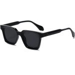 AIEYEZO Trendy Square Sunglasses for All