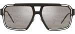 Dolce & Gabbana Matte Black Graffiti Sunglasses