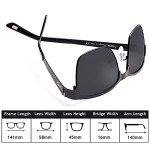 CARFIA Polarized Metal Sunglasses for Outdoor Activities