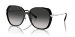 COACH Women's Black Gradient Square Sunglasses 59mm