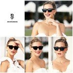 Chic Black Cat Eye Polarized Sunglasses for Women