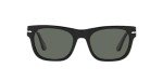 Persol Polarized Square Sunglasses in Black/Green