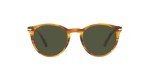 Persol PO3152S Round Sunglasses in Striped Brown/Green