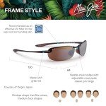 Maui Jim Makaha Polarized Rimless Sunglasses