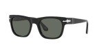 Persol Polarized Square Sunglasses in Black/Green