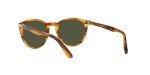 Persol PO3152S Round Sunglasses in Striped Brown/Green