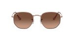 Ray-Ban RB3548N Hexagonal Sunglasses, Copper Gradient