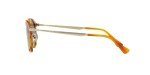 Persol PO3166S Round Sunglasses - Brown/Light Blue