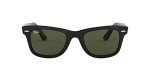 Ray-Ban Wayfarer Square Sunglasses, Black/G-15 Green