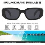 Stylish 90s Rectangle Sunglasses for Women