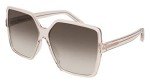 Saint Laurent Betty Sunglasses - Nude/Brown Gradient 63mm