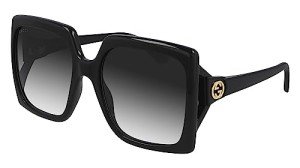 Gucci Black Square Sunglasses GG0876S 60mm
