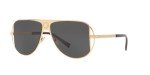 Versace Men's Sunglasses with Gold Frame & Lenses