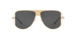 Versace Men's Sunglasses with Gold Frame & Lenses