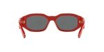 Versace Red Frame Sunglasses with Dark Grey Lenses