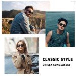 Classic Retro Polarized Designer Sunglasses for All