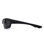 Dockers Blake Polarized Black Wrap Sunglasses