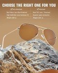 Classic Aviator Sunglasses for Men and Women