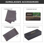 DUSHINE Women's Retro Polarized Sunglasses UV400