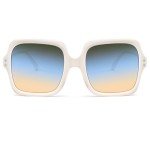 Dollger Oversized Square Sunglasses for Women & Men